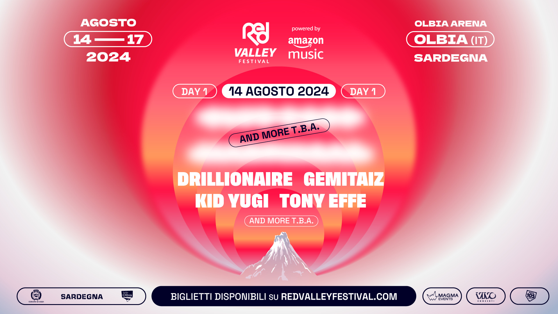 Tickets Day1 Biglietti Red Valley Festival 2024