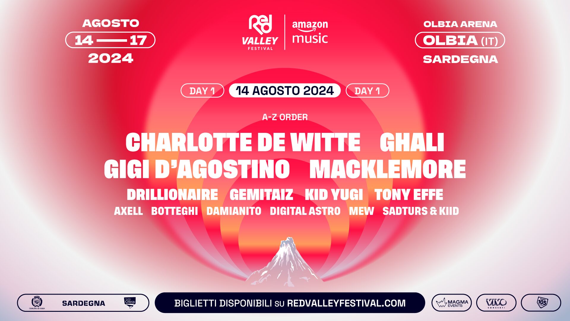 Tickets Day1 Ticketsms Biglietti Red Valley Festival 2024