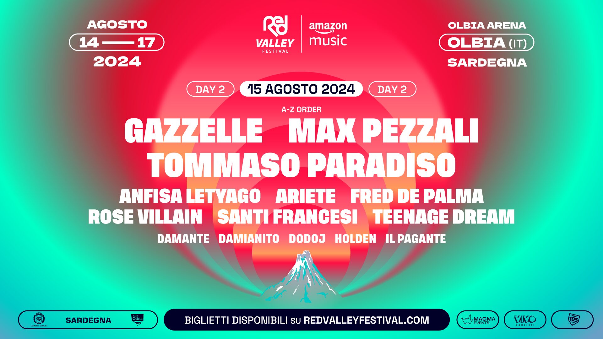 Tickets Day2 Biglietti Red Valley Festival 2024